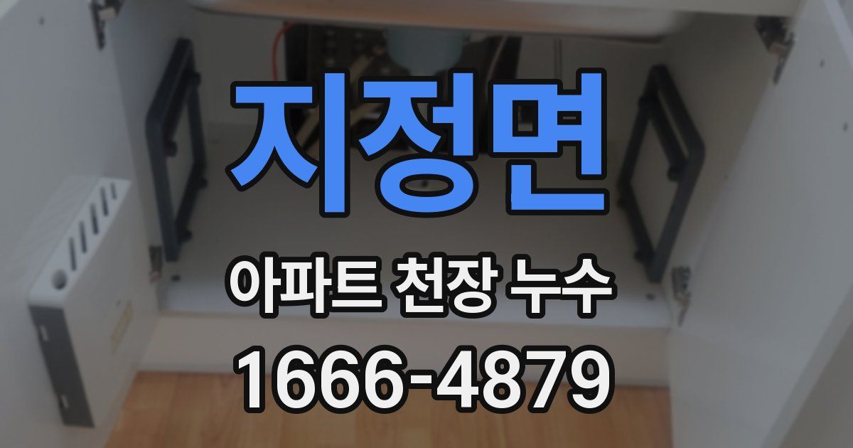 지정면 아파트 천장 누수