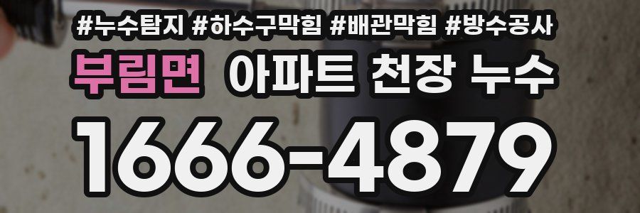 부림면 아파트 천장 누수