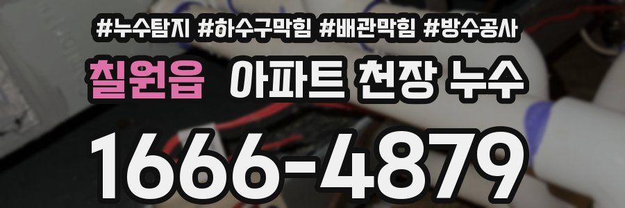 칠원읍 아파트 천장 누수