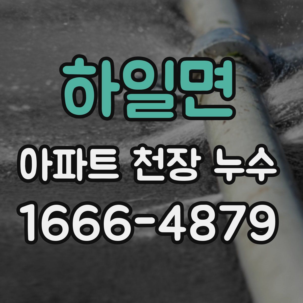 하일면 아파트 천장 누수