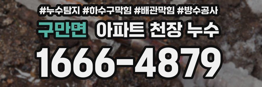 구만면 아파트 천장 누수