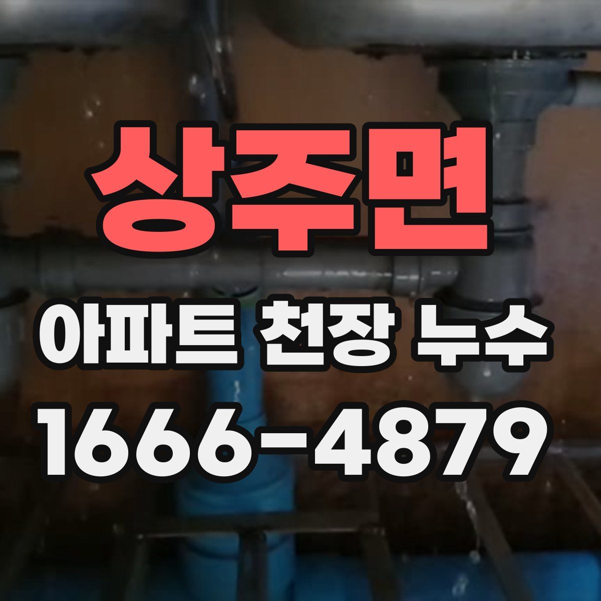 상주면 아파트 천장 누수