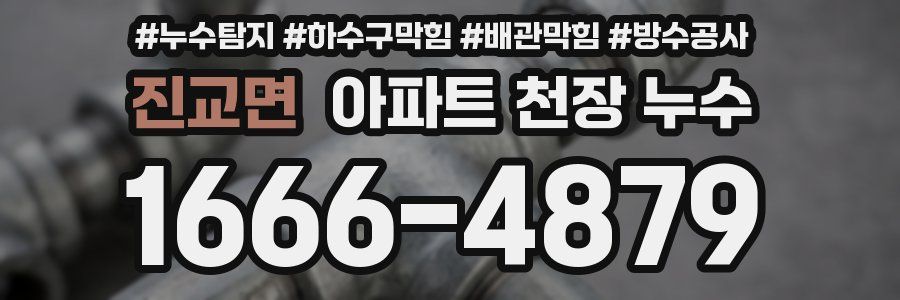 진교면 아파트 천장 누수