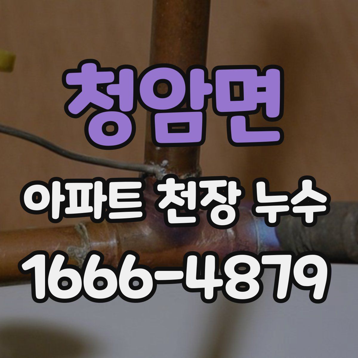 청암면 아파트 천장 누수