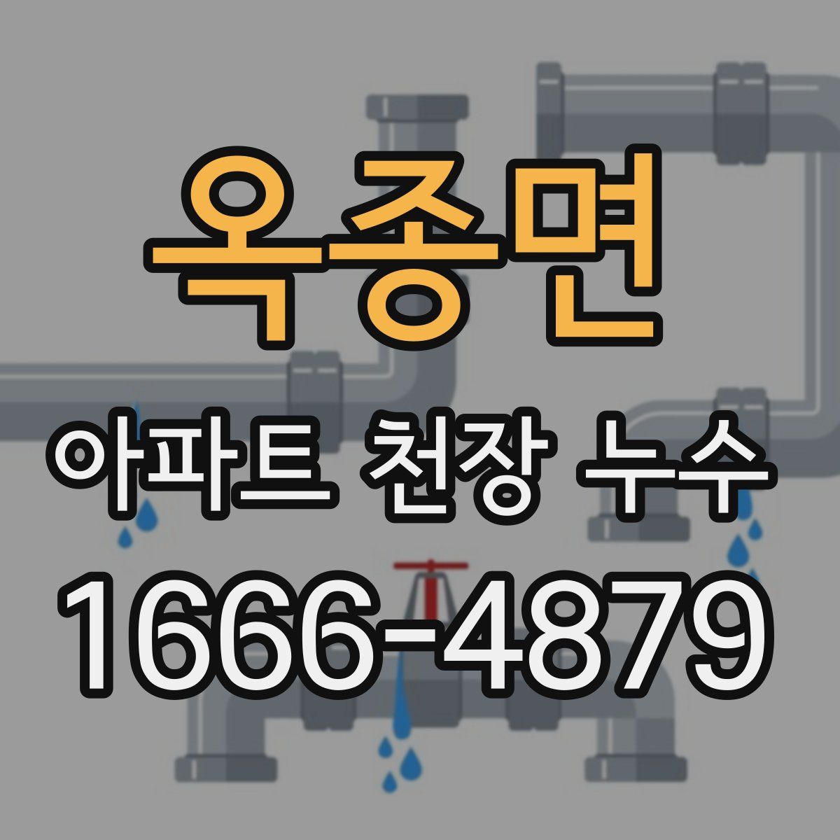 옥종면 아파트 천장 누수