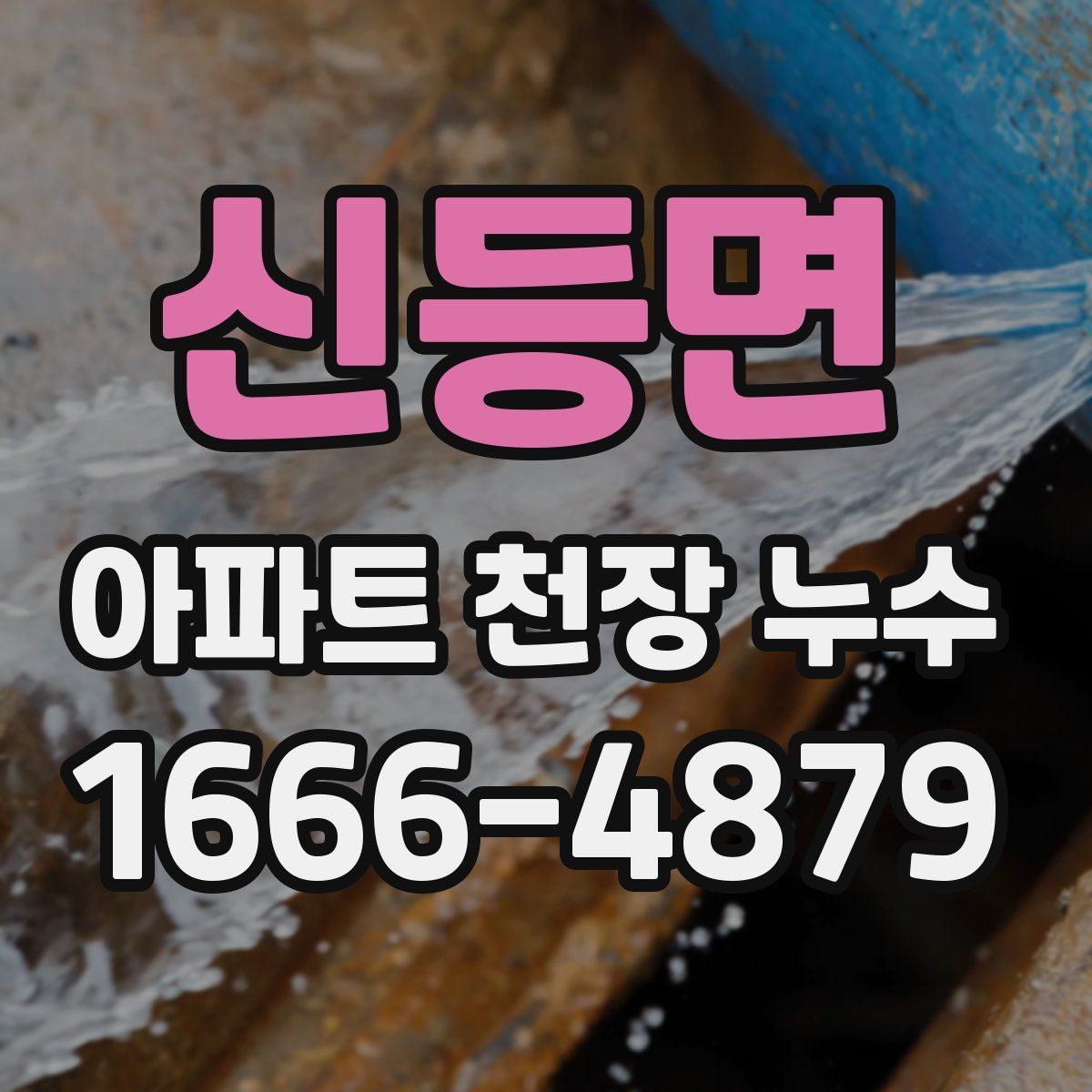 신등면 아파트 천장 누수