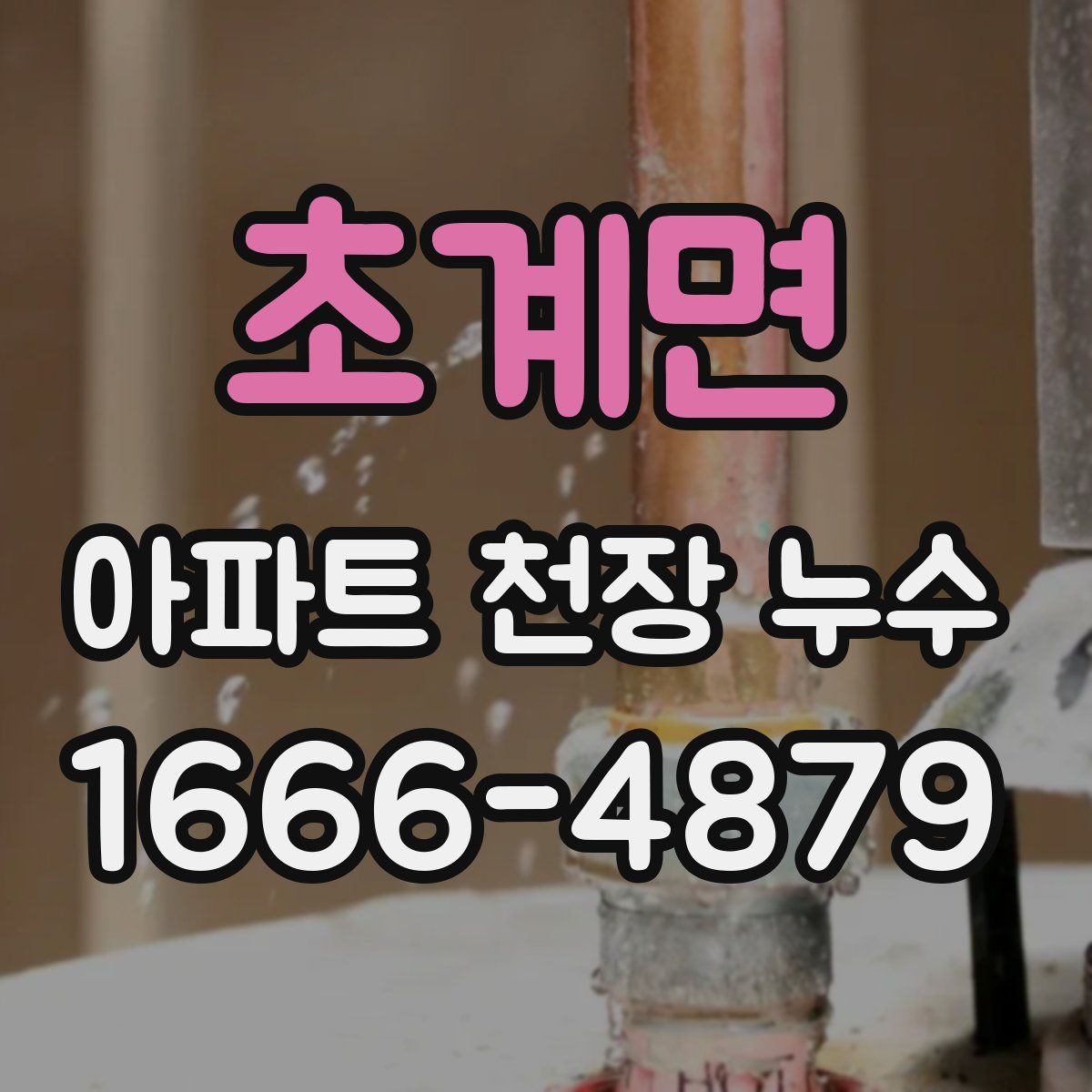 초계면 아파트 천장 누수
