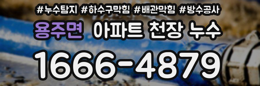용주면 아파트 천장 누수