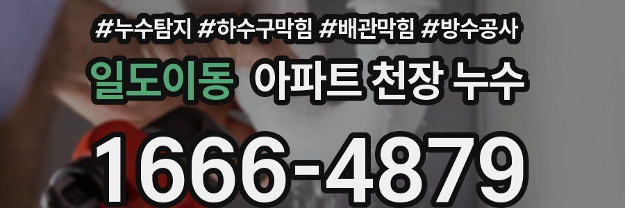 일도이동 아파트 천장 누수
