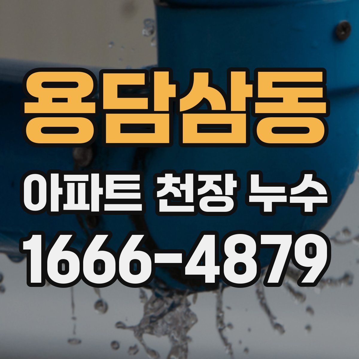 용담삼동 아파트 천장 누수