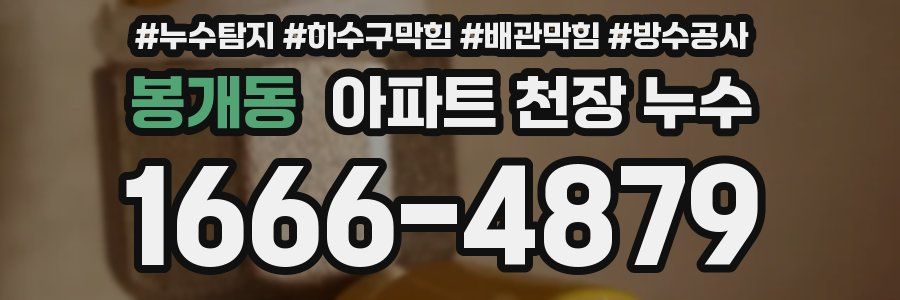 봉개동 아파트 천장 누수