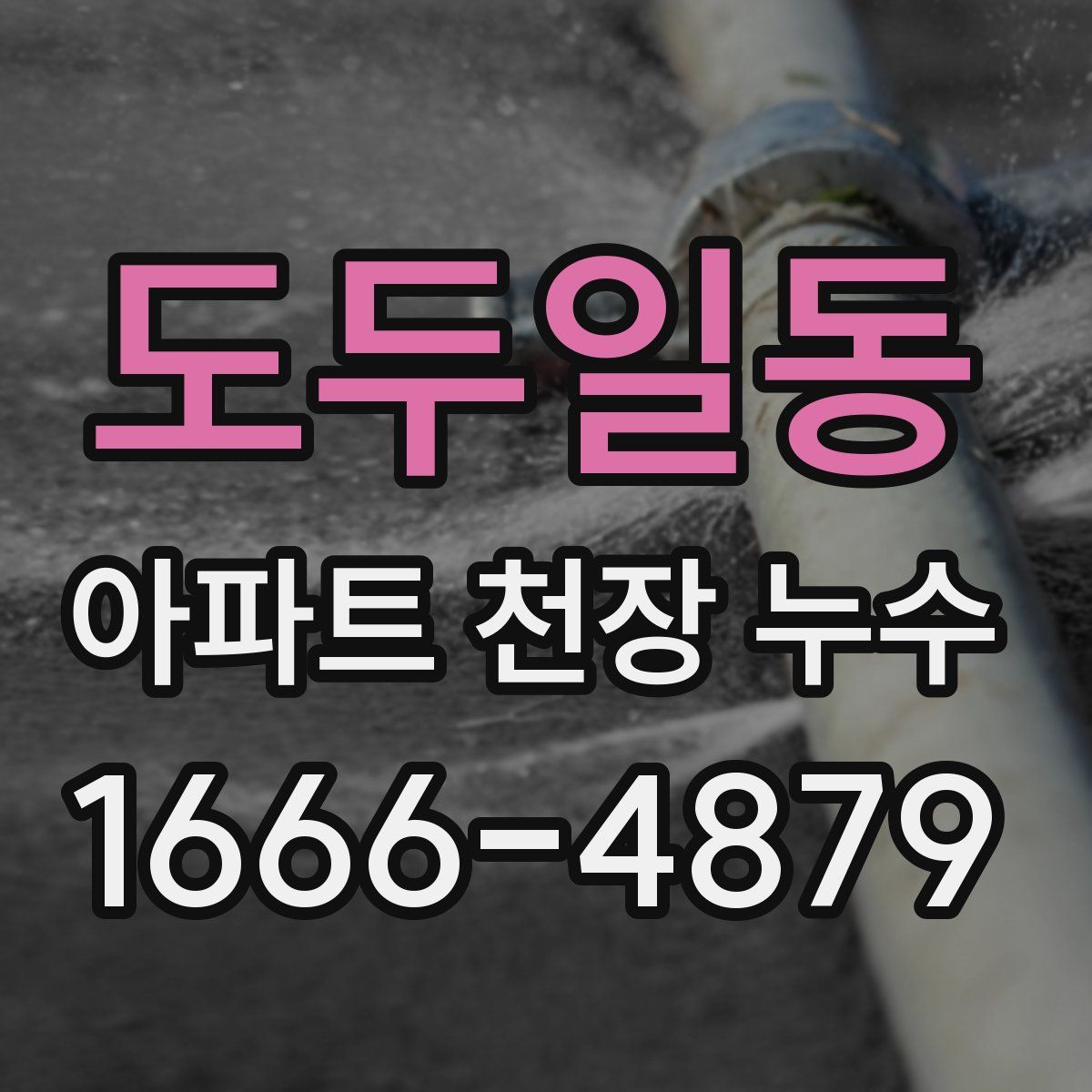 도두일동 아파트 천장 누수