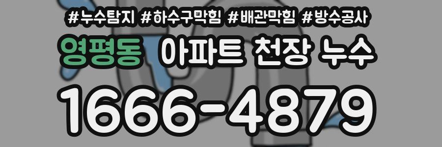 영평동 아파트 천장 누수