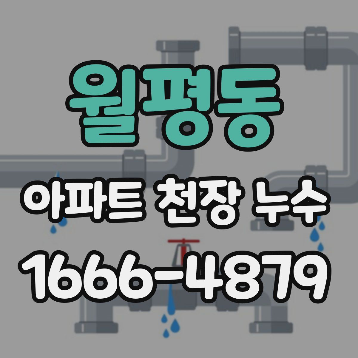 월평동 아파트 천장 누수
