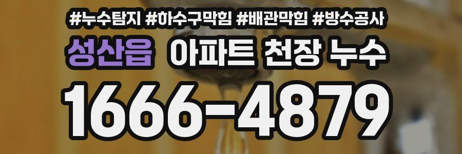 성산읍 아파트 천장 누수