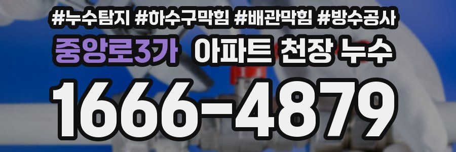 중앙로3가 아파트 천장 누수