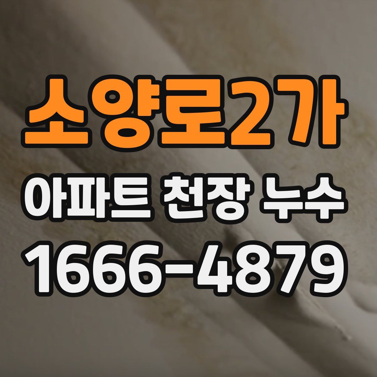 소양로2가 아파트 천장 누수
