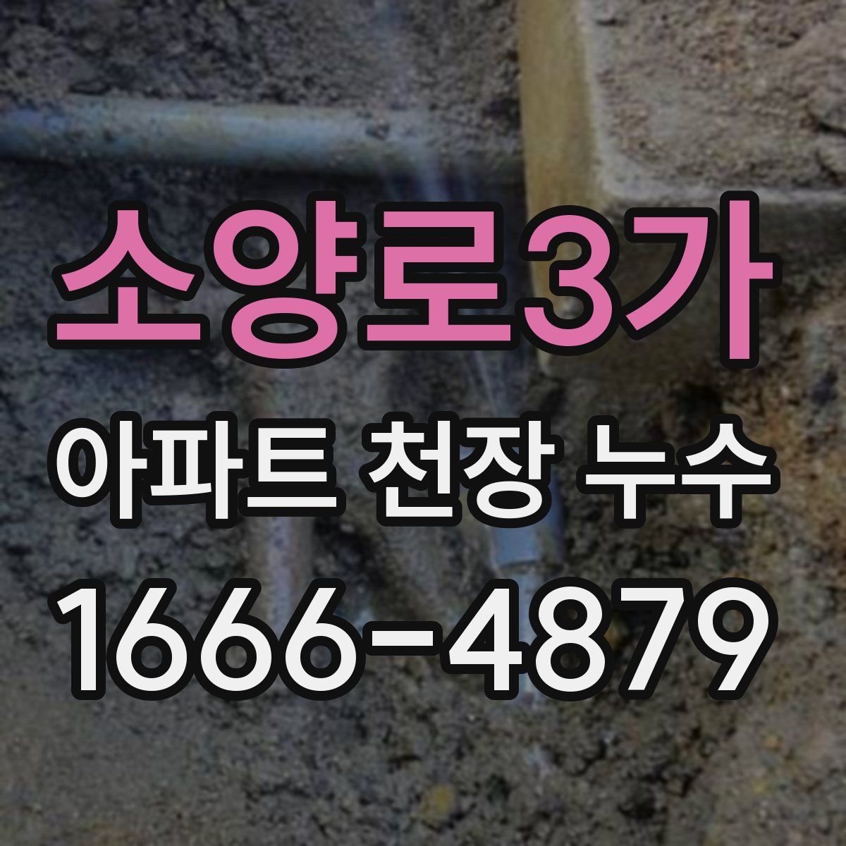 소양로3가 아파트 천장 누수