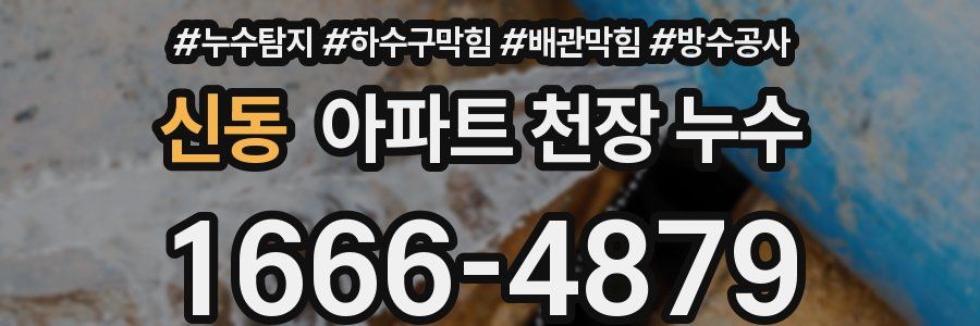 신동 아파트 천장 누수