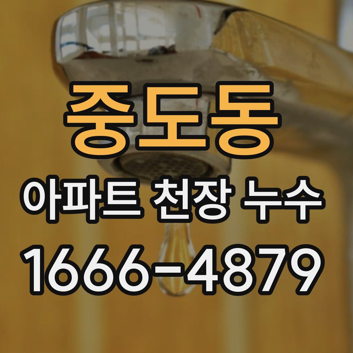 중도동 아파트 천장 누수