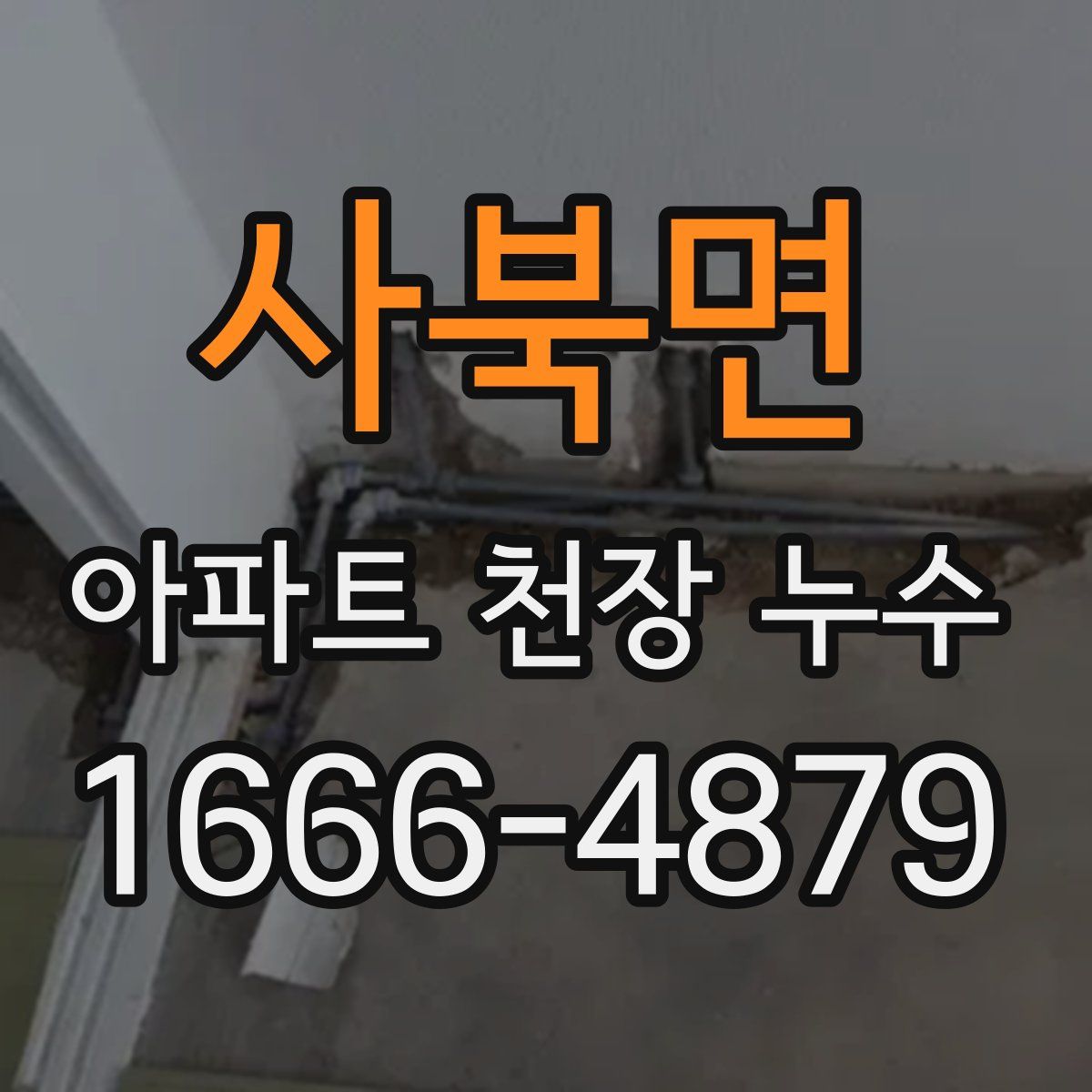 사북면 아파트 천장 누수