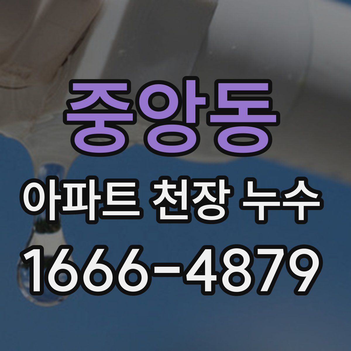 중앙동 아파트 천장 누수