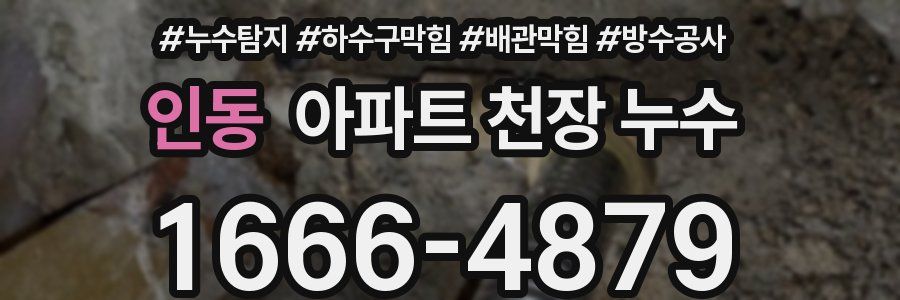 인동 아파트 천장 누수