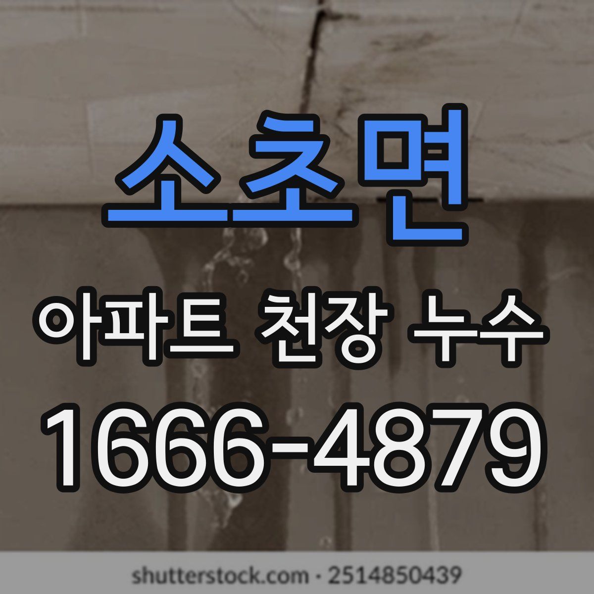 소초면 아파트 천장 누수