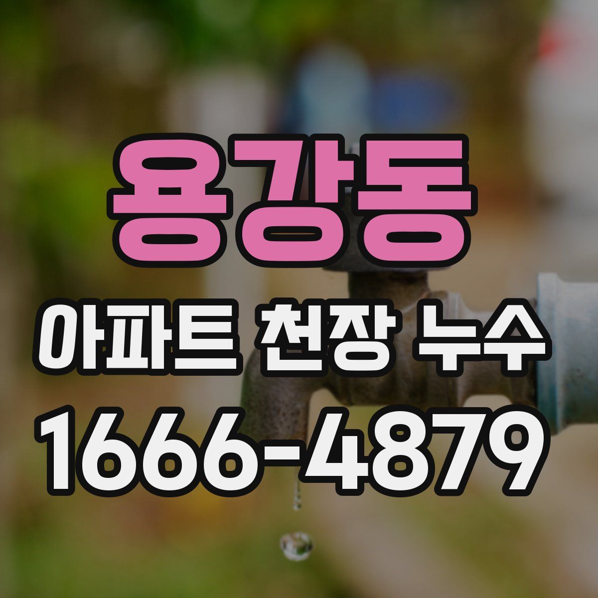 용강동 아파트 천장 누수