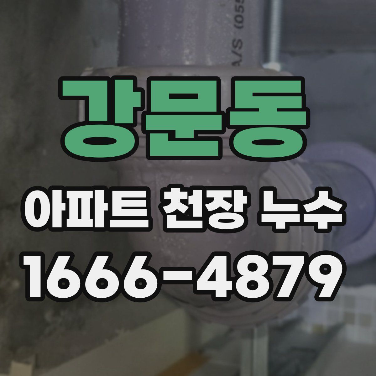 강문동 아파트 천장 누수