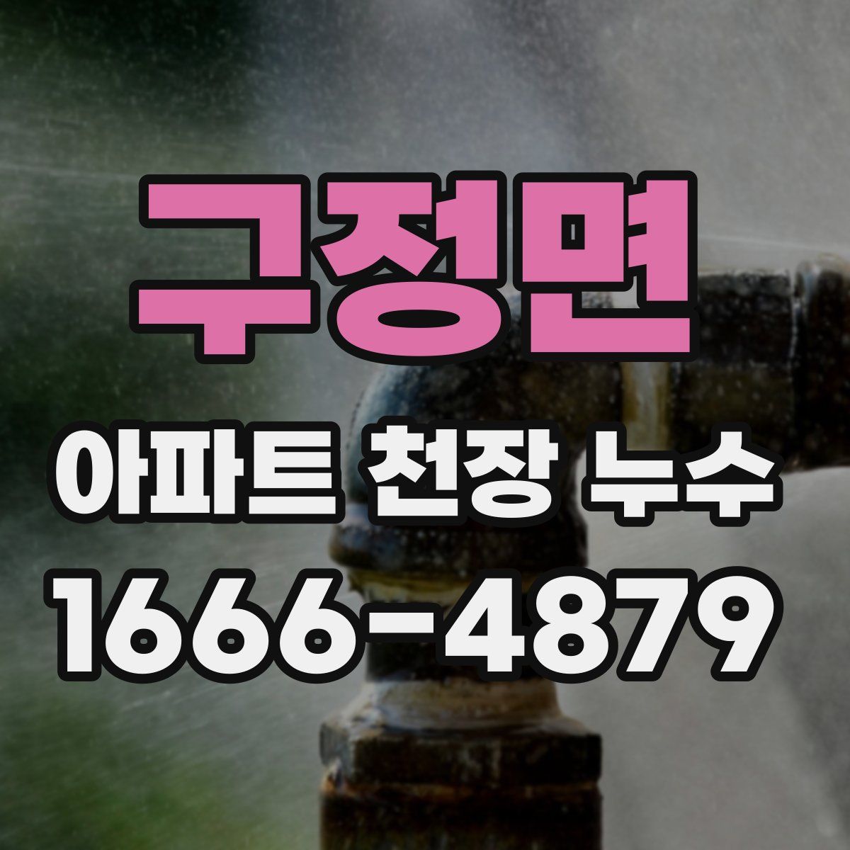 구정면 아파트 천장 누수