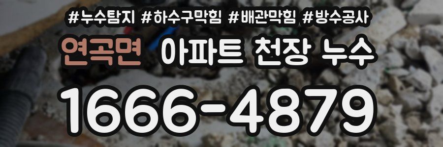 연곡면 아파트 천장 누수
