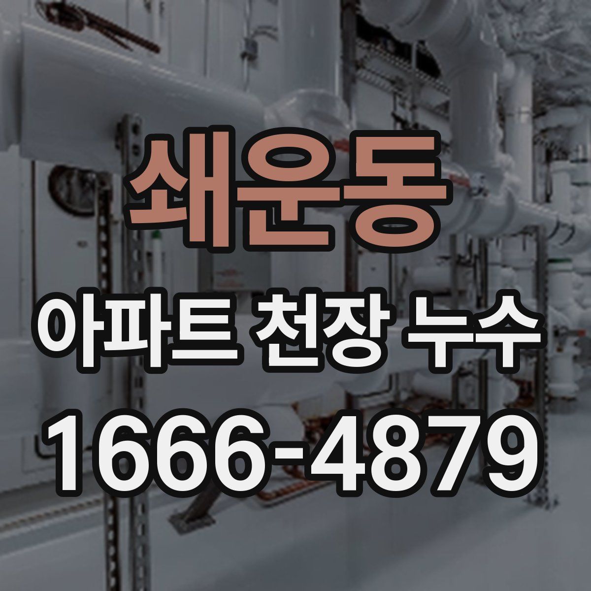 쇄운동 아파트 천장 누수