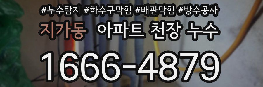 지가동 아파트 천장 누수