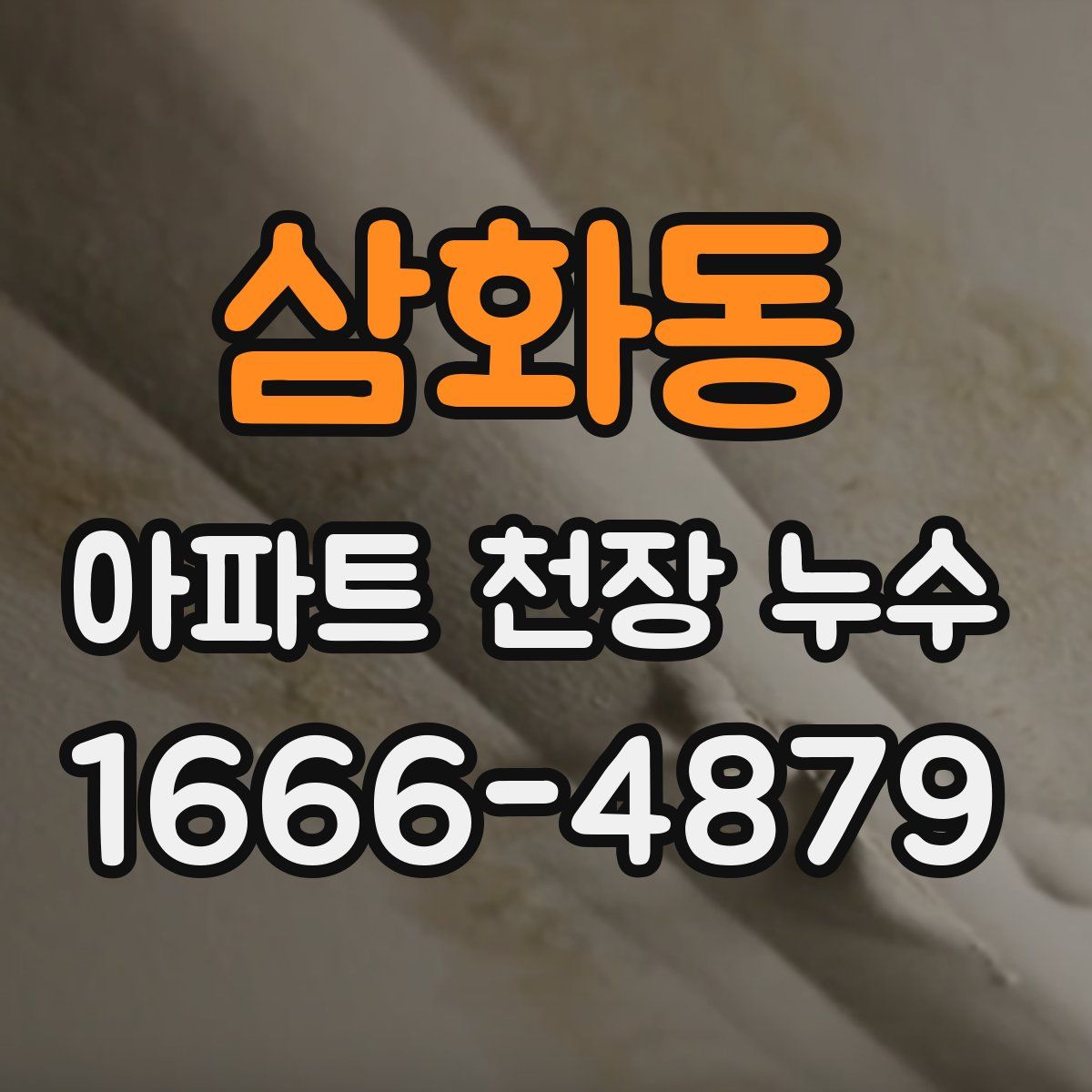 삼화동 아파트 천장 누수