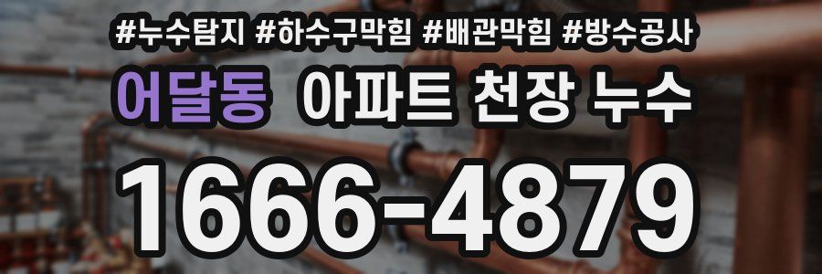 어달동 아파트 천장 누수