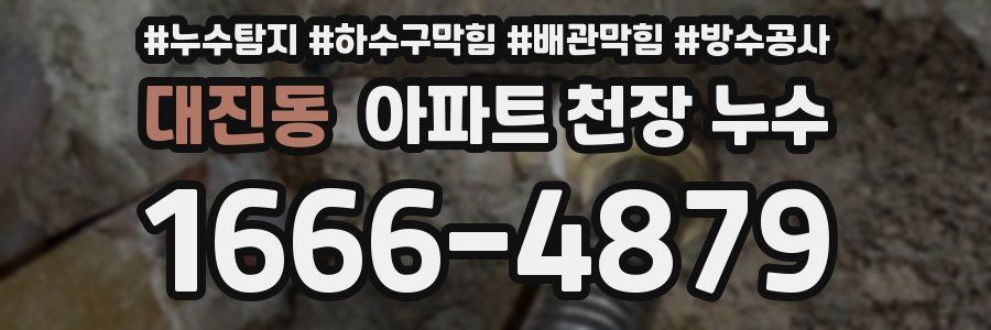 대진동 아파트 천장 누수