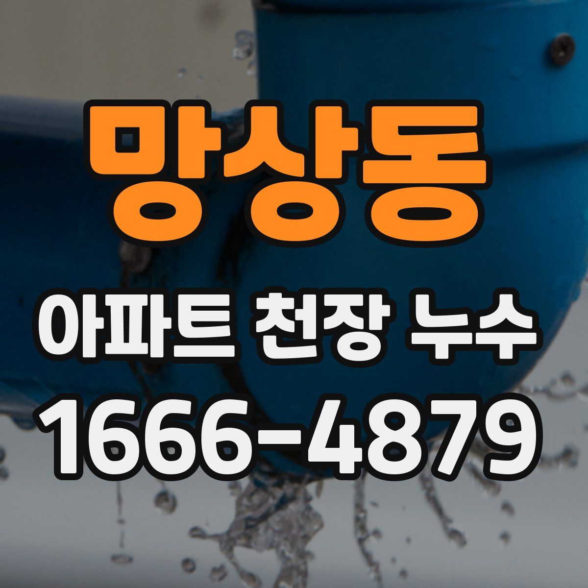 망상동 아파트 천장 누수