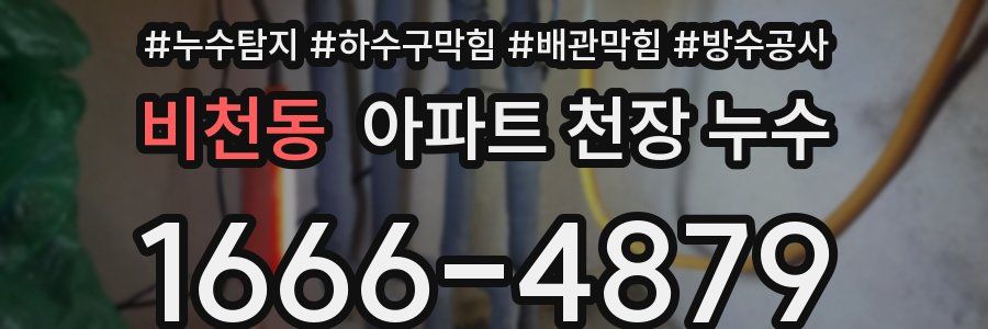 비천동 아파트 천장 누수