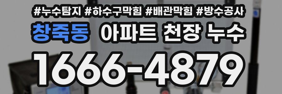 창죽동 아파트 천장 누수