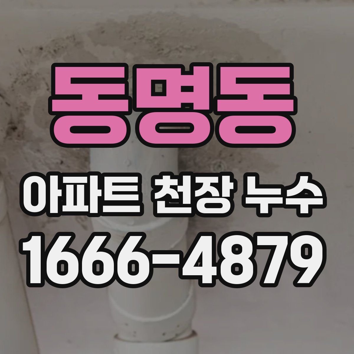 동명동 아파트 천장 누수
