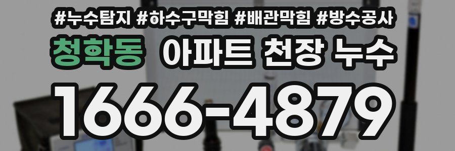 청학동 아파트 천장 누수