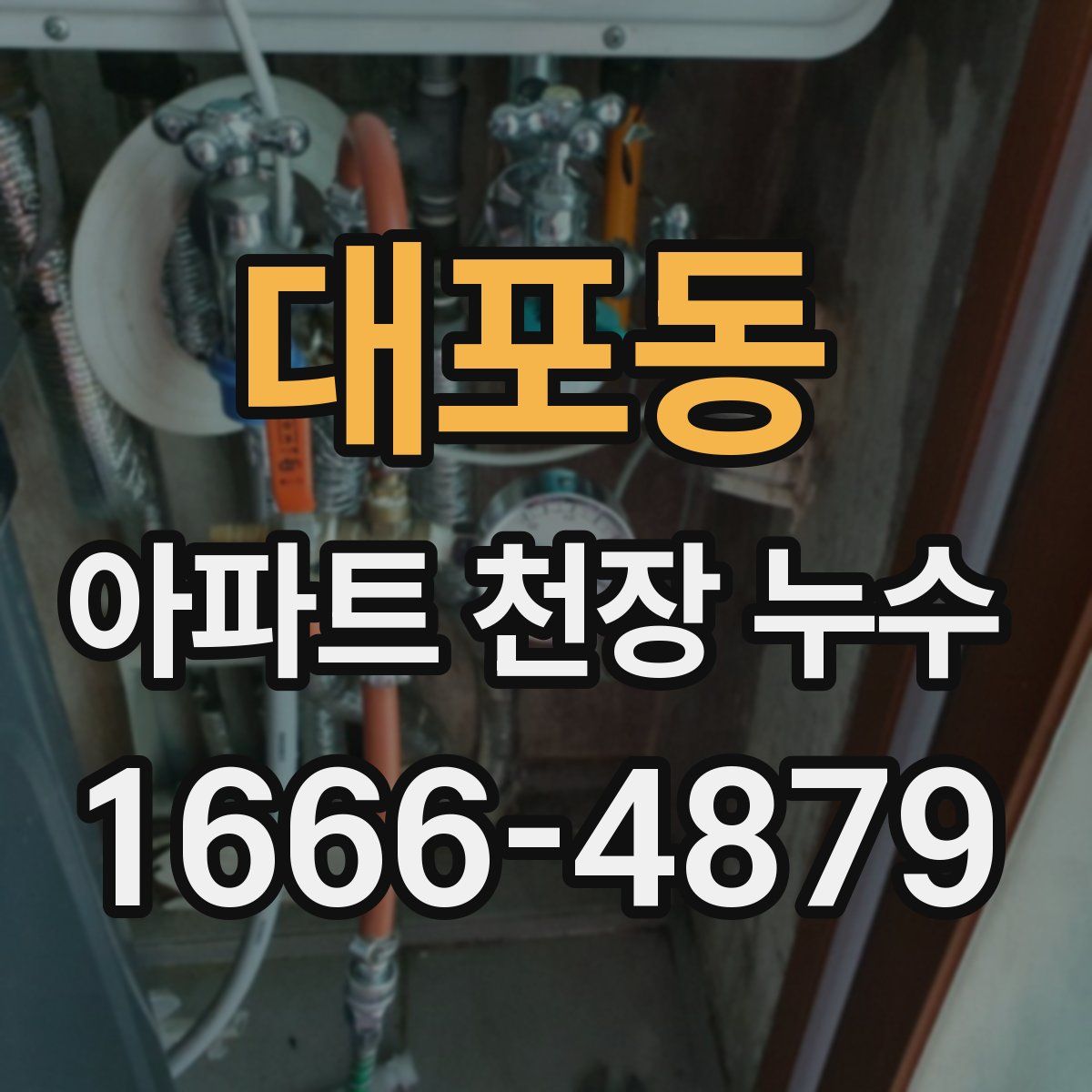 대포동 아파트 천장 누수