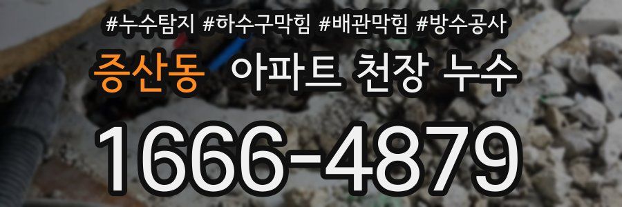 증산동 아파트 천장 누수
