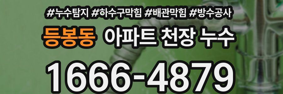 등봉동 아파트 천장 누수