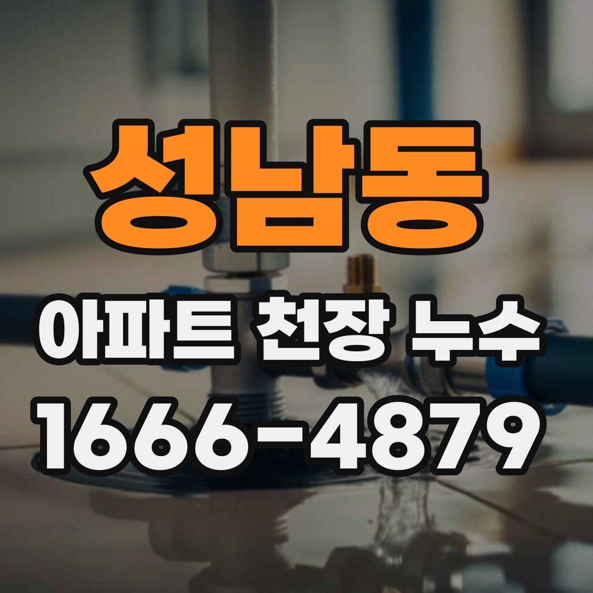 성남동 아파트 천장 누수