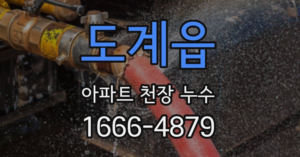 도계읍 아파트 천장 누수