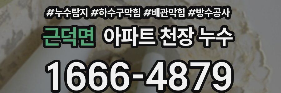 근덕면 아파트 천장 누수