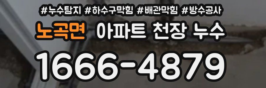 노곡면 아파트 천장 누수