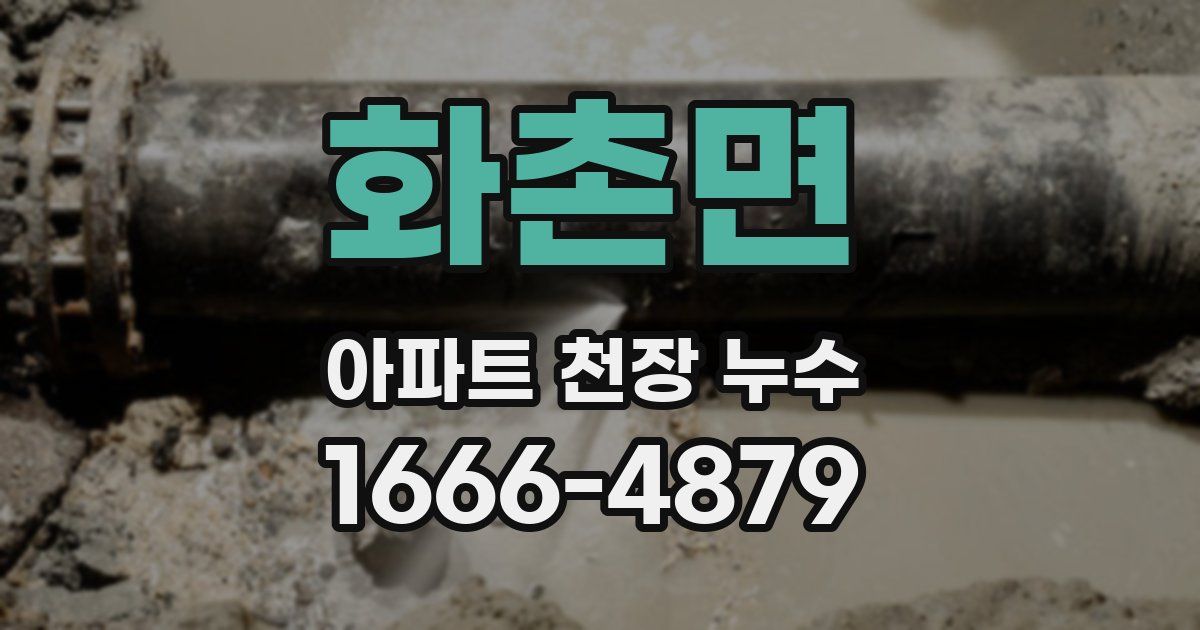 화촌면 아파트 천장 누수